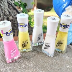 SALLY HANSEN "PEEPS" COLLECTION INSTA DRI FINGERNAIL POLISH LOT NEW